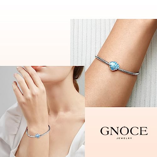 Image of GNOCE Cute Animal Collection Charms 925 Sterling Silver Pendant Dangle Bead Charm Fit for Bracelets and Necklaces, Hand-Finished Keepsake Jewelry Gift for Women, Girls, Mother, BBF