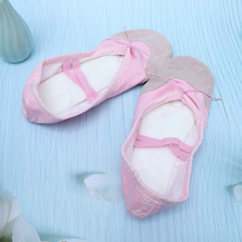 Sapatos de balé de lona HealLILY com sola completa para ioga, sola dividida, sapatilhas, sapatos de