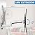Mount-It! Height Adjustable TV Wall Mount Bracket with Counterbalance Gas Spring Arm - Full Motion Articulating Design Fits Flat Screens Displays Up to VESA 400x400 mm and 44 Lbs - Silver