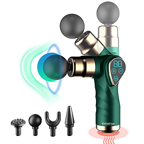 KSHATRIYA: HB018 Foldable hot Compress Massage Gun Mini Massage Gun, Fitness Special Massage Gun, Limited Edition Deep-Muscle Massage Gun, High-Performance Sports Massage Gun