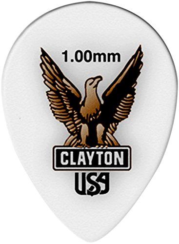 Clayton Picks ST100/12 1.00 mm Guitar Picks, 12 Pieces