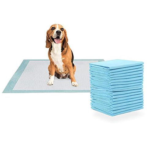 MICOOYO Puppy Training Pads - Super Absorbent Toilet Pee Mats, Leakproof Disposable Dog Pads for Puppy Cats Rabbits (60x90cm,10pcs) Cover