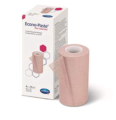 Hartmann 47410000 Econo-Paste Latex-Free Conforming Zinc-Oxide Paste Bandage, Plus Calamine, 4