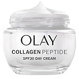 Olay Collagen Peptide Face Moisturiser Day Cream SPF30 - Skincare for Women, Niacinamide 99% Purity, Antioxidant Vitamin E, Advanced Anti-Aging Moisturiser; Strengthens, Restores, Hydrating, 50ml