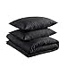 Produktbild AmazonBasics  Bettwäsche-Set, 100 % superweiche Baumwolle, 200 x 200 cm / 50 x 80 cm, Schwarz
