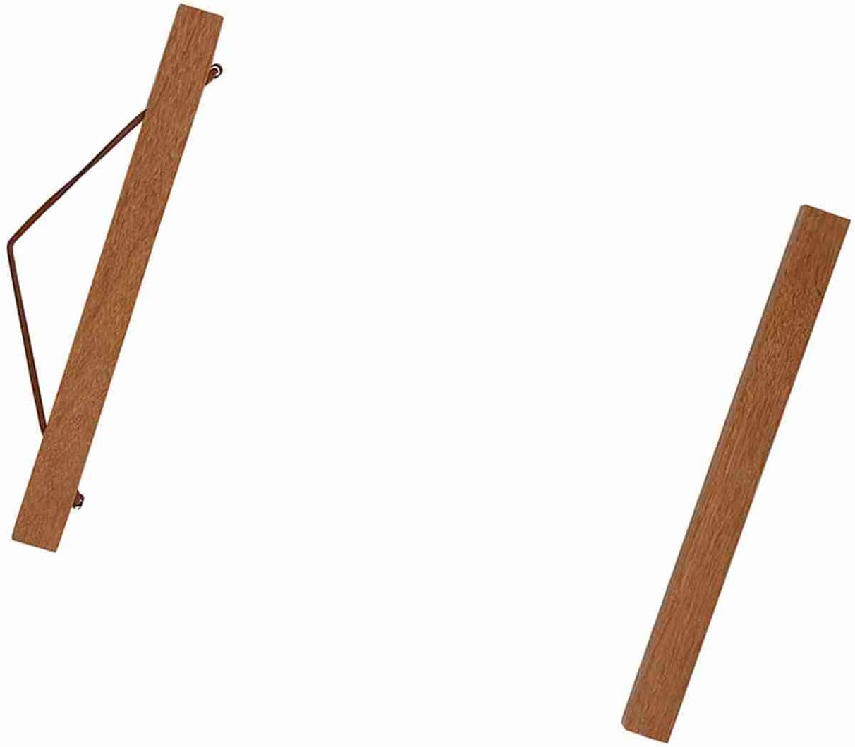 Magnetic Sawdust Poster Hanger Set 4 Pieces, Compressed Wood Artwork (21cm)