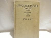 Junior High School English, Book Three (Hardcover-1928) B000M5Y0KO Book Cover