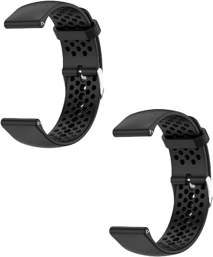 2 pulseras deportivas de 22 mm compatibles con Samsung Gear 2/Gear 2 Neo/Gear 2 Live, correa de repuesto de silicona transpirable para Samsung Gear 2/Gear 2 Neo/Gear 2 Live, mujer y hombre