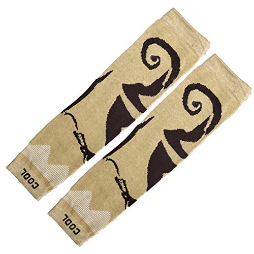Image of Cotson Beige Tattoo Cotton Arm Sleeves for Men Women Sun Protection (Pack of 1 Pair)