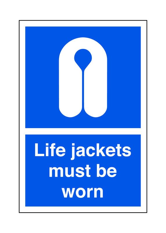 Shop Lasting Impressions Life Jackets Must Be Worn Beyond This Point - View #3