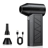 Professional 12000RPM Electric Air Duster for PC, Laptop, Keyboard, Electronics – 3-Speed Adjustable High-Pressure Blower for Precision Cleaning of Computer Components, CPU, and Gaming Consoles