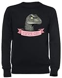 Cómodo Clever Girl - Jurassic Park Unisexo Sudadera Negro