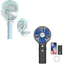 Portable Misting Fan + 5200mAh Portable Handheld Fan with Power Bank
