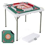 GYMAX Mahjong Table Foldable