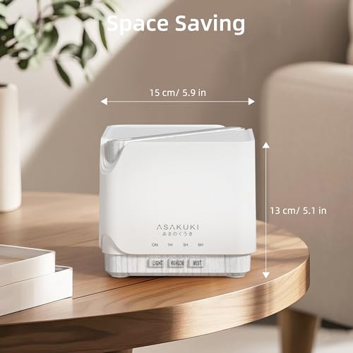 Image of ASAKUKI 2017 700ml Premium, Essential Oil Diffuser, 5 In 1 Ultrasonic Aromatherapy Fragrant Vaporizer Humidifier, Timer and Auto-Off Safety Switch, 7 LED Light Colors