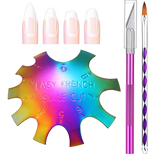 3 pieces acrylic nails tool kit, includes french tip cutter nail …