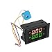 Ammeter Voltmeter, Dual Digital Display High Accuracy Voltage Current Meter for Vehicles