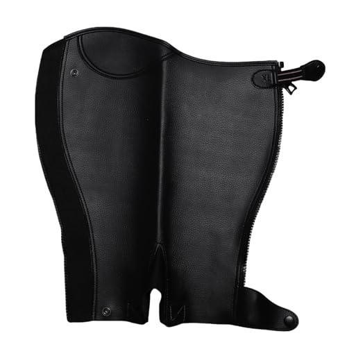 Demi-Chaps d'Équitation Protège-Tibia en Microfibre Équestre pour Adulte 3XL - 7