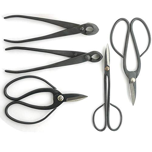 BambooMN Bonsai Tree 5pc Shear Tool Set