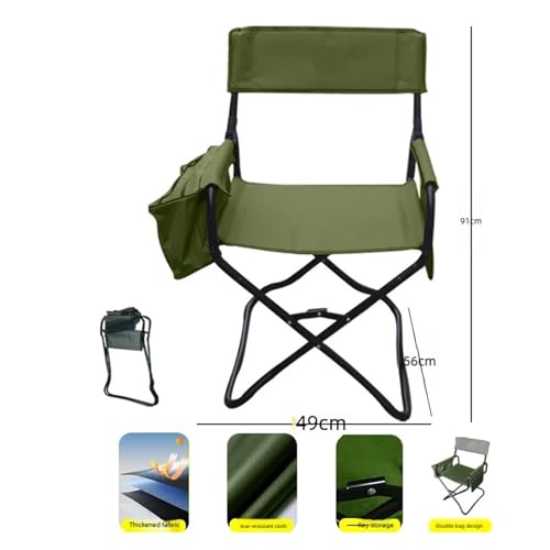 Chaise portable camping pliable et fauteuil de directeur surdimensionné - 6