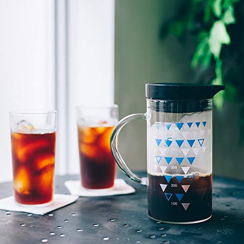 Hario Vdss-3012-B V60 Dripper & Thermo Color Server Set, Transparent, For 1-4 Cups #TOP6