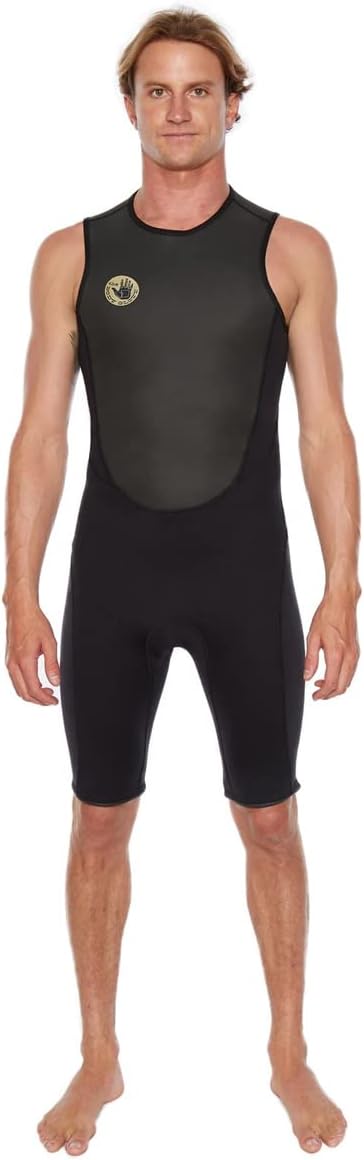 Body Glove Men's Heritage 2mm Back-Zip Short John Wetsuit