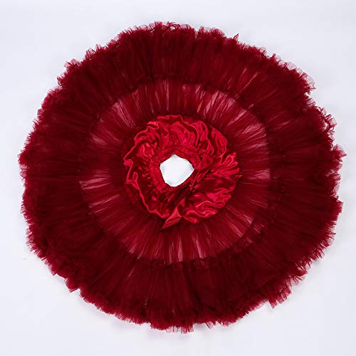 Image of Tutu Skirt as Well as Petticoat above Knee Underskirt Tulle Crinoline slip