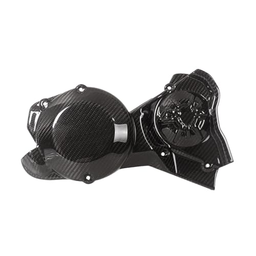 Couvercle Pignon Carbone Véritable Aprilia V4 pour Sorties Piste