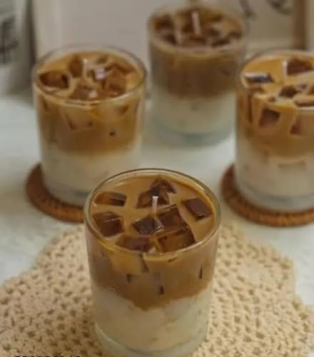 Bougie tasse en verre et cire parfumée au café de haute qualité