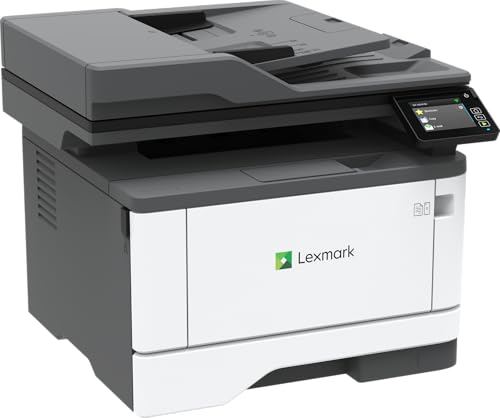 Image of Lexmark MX331adn Black and White All-in-One Printer with Touchscreen, Laser Device with Optional Wireless Connection, Duplex Printing and Analogue Fax (3-Series) (29S0150)