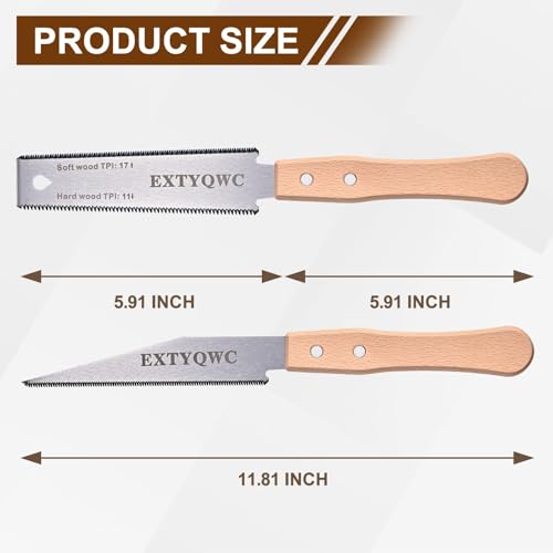 2 Pack Japanese Hand Saw