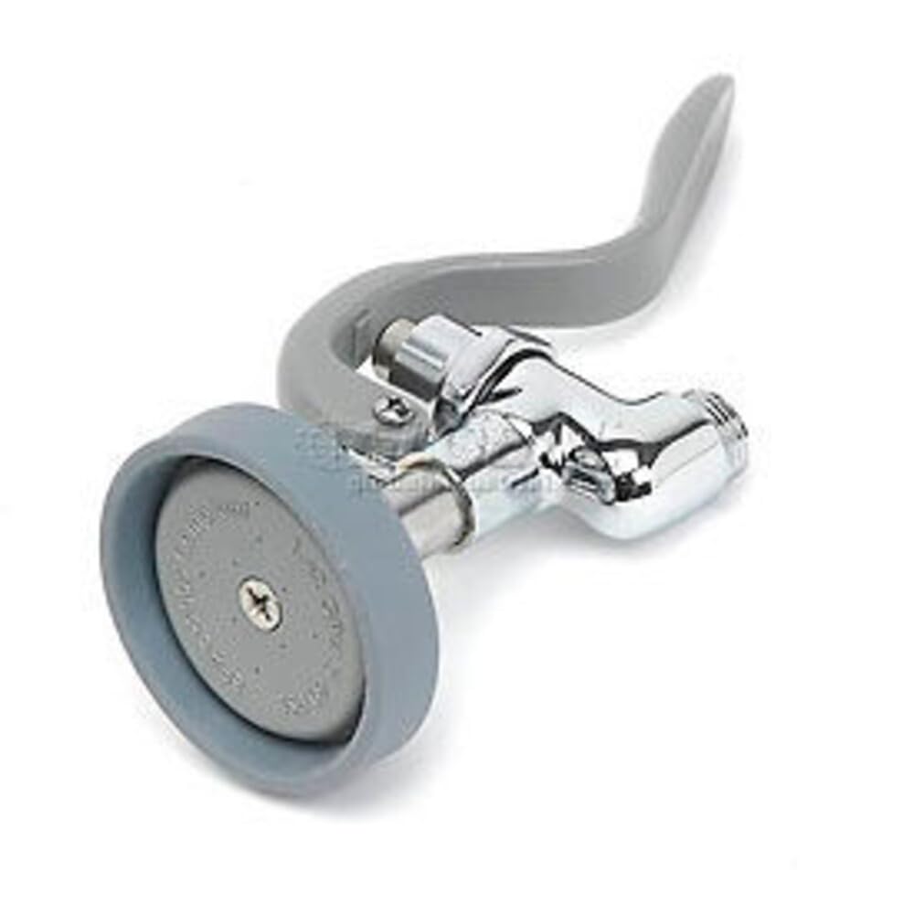 Spray Valve for use in commercial kitchens. Pre-rinse sprayer meets new Department of Energy requirements with 1.15 GPM flow rate by T&S Brass – 9"L x 2.94"W x 2.31"H, Model B-0107
