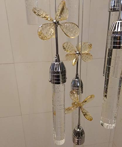 Lustre escalier multi-cristal villa duplex LED 40x150cm - 2