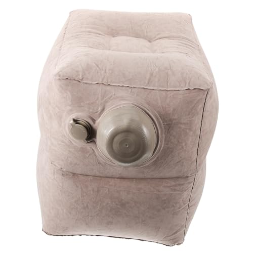 MOTHNUR 調節可能な高さ レータブル足置きクッ 飛行機旅行用エア 柔らかく快適な足 ソファ読書やテレビ観賞にも