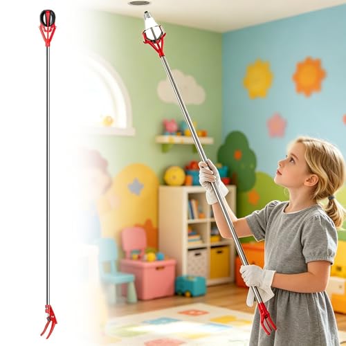 Outil de retrait d'ampoule et poteau changeur d'ampoule extensible pour haut plafond
