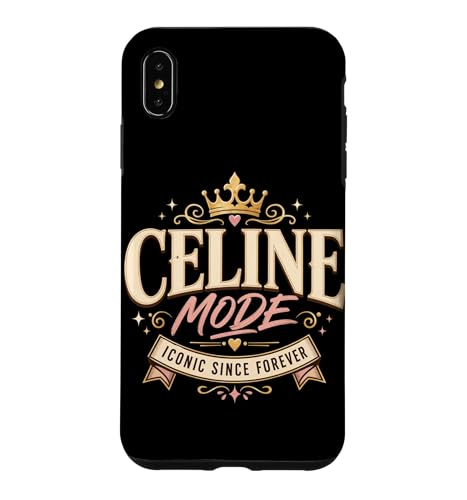 Celine Mode �ے��I�Ȗ����N���E�� �O���t�B�b�N Since Forever Name �X�}�z�P�[�X iPhone XS Max �p