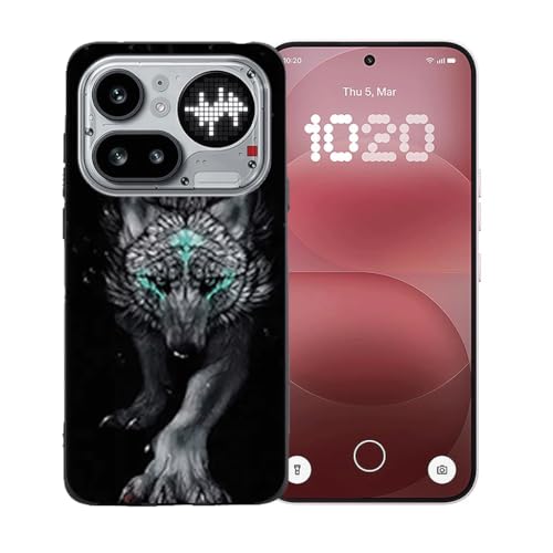 LCEHTOGYE �K�p Nothing Phone 4A Pro�p�P�[�X�A�K�p Nothing Phone 4A Pro (6,83")�ƌ݊����̂��钴���^�u���b�N�\�t�gTPU�V���R���Q���P�[�X�ی�J�o�[ - LLM22