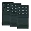 Black, 3 Hook Bra Extenders 1/2 Inch Spacing