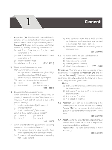 Image of ESE 2026 : Preliminary Exam: Civil Engineering Volume-I | Chapterwise & Topicwise Objective Solved Papers | 25 Years Solved PYQs 2001-2025| UPSC ... Examination | Fully Solved | By Made Easy