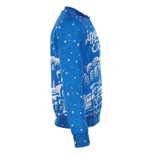 Steam Train Snow Blue Sweatshirt, alternative view 3