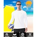 Roadbox Mens UPF 50+ Swim Shirt, Long Sleeve Sun Protection Rash Guard, Slim Fit Fishing Shirts for Beach Surfing Hiking - Image 5