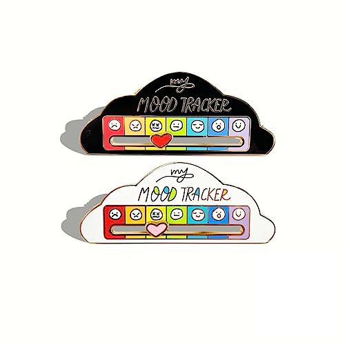 NAKEAH 2PCS Novelty Social Battery Pin, My Social Battery,Interactive Enamel Pins for Self-Expression, Fashionable Accessories,Mood indicator. (2 BLACK)