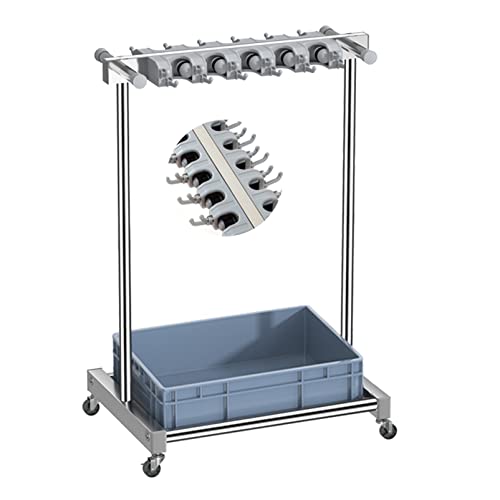 Support utilitaire pour balais humides et rangement outils nettoyage écoles