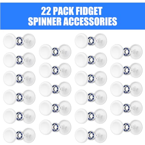 Image of NiArt Fidget Spinner Toy DIY Bearing with Caps Set 22-Pack, MR137 0.5 inch Single-Sealed Chrome Steel Bearing Balls Replacement High Speed 13mmx7mmx4mm Epoxy Resin Casting Craft Skateboard Stress Reliever
