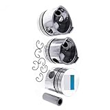 119623 22080 Jeu de pistons et bagues 11962322080 119624 22082 Compatible avec tracteur John Deere X495 X595 2210 4100 4110 Compatible avec moteur Yanmar 3TNE74 Tracteur AF17 AF17 AF110 8 AF17 0