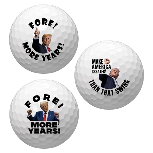 With Love From Julie 3 Pack Golf Balls Funny Novelty