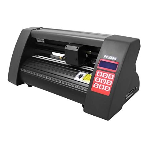 Vinyl Cutter 20 inch Plotter Machine Sign Sticker Decal Printer Cutting Business Tool 800mm/s Speed Optical Eye Laser Guide SignCut Pro Graphic Design Software LED Screen 10.8" Cutting Width Cover