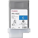 Canon Lucia PFI-102 C - Cyan - Original - Ink Tank - for imagePROGRAF iPF510, iPF650, iPF655, iPF710, iPF750, iPF755, iPF760, iPF765, LP17, LP24