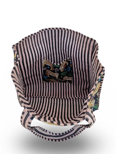 cotton tiger block print tote bag indian handmade shopping shoulder bag unisex market daily use