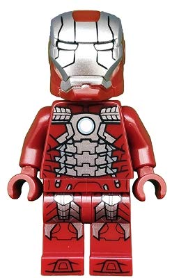 LEGO Super Heroes Iron Man Type 5 Armour Minifigure (Tony Stark Head) split from 76125 (Bagged)